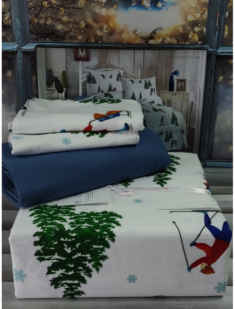 Candle фланелева постіль. Євро розмір. Belizza Туреччина.