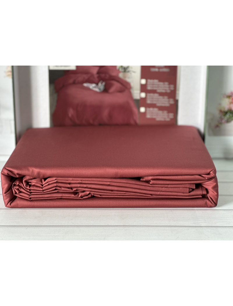 Kiremit сатинова постільна білизна євро розміру. Word of dream.