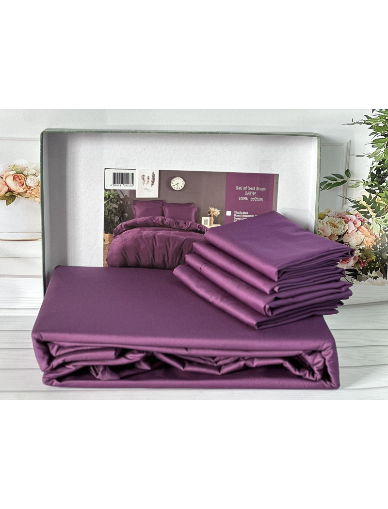 Murdum сатинова постільна білизна євро розміру. Word of dream.