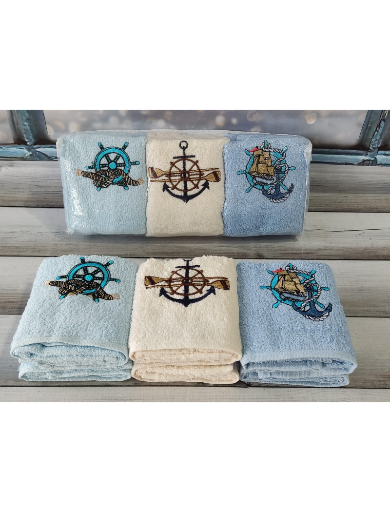 Mame More 30х50см., 6 шт/уп. Кухонні рушники. ПВХ упаковка.