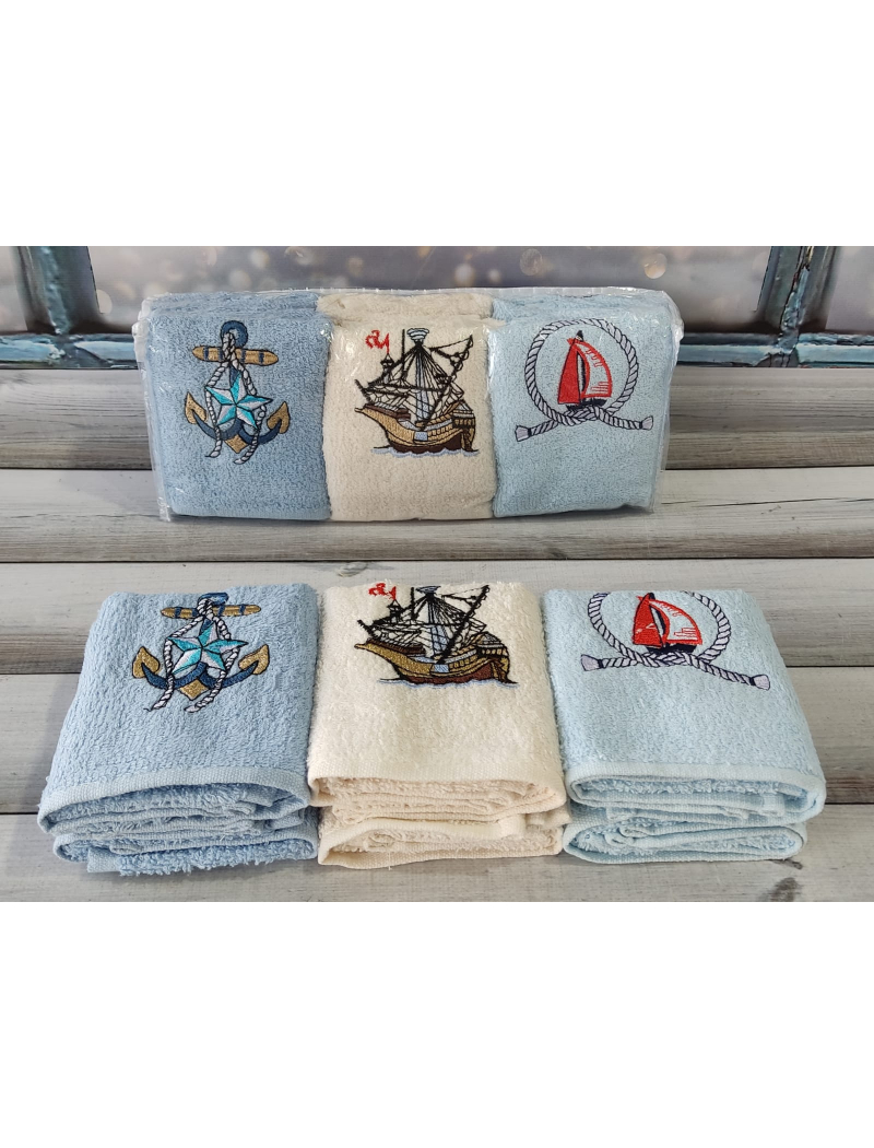 Mame More 30х50см., 6 шт/уп. Кухонні рушники. ПВХ упаковка.