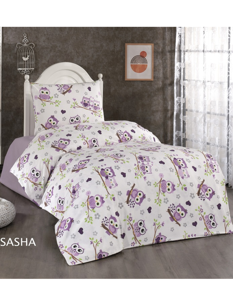 Sasha фланелева постіль. Полуторний розмір. Belizza Туреччина.