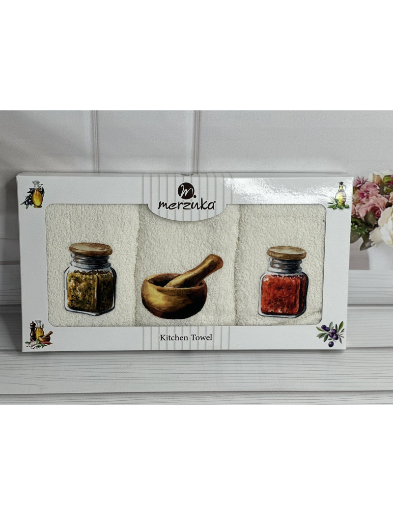 Merzuka baharat Махрові рушники 30х50см., 3шт.