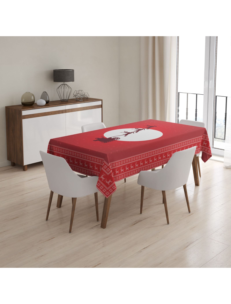 СТ.Новорічна скатертина 150х215см. Поліестер. Туреччина.