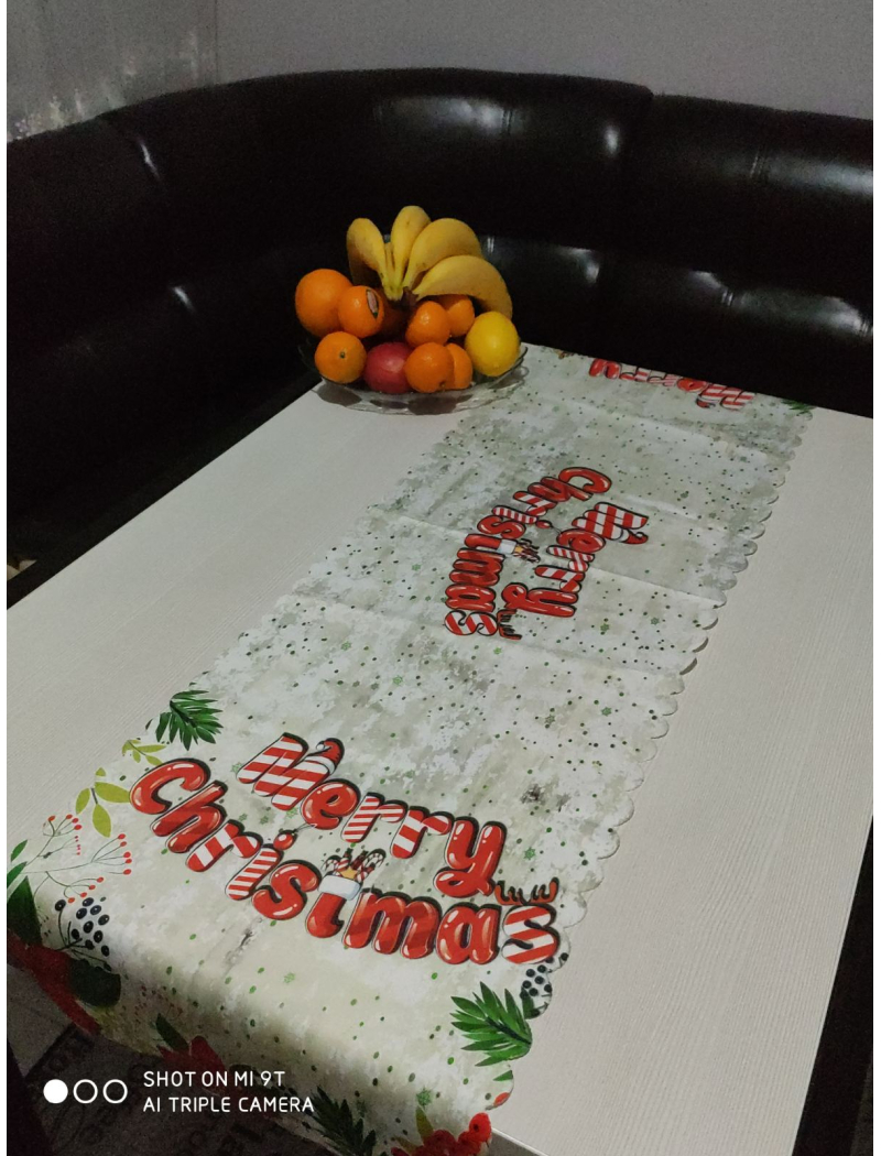 СТ.Новорічна дорожка 134х37см. Поліестер. Туреччина.