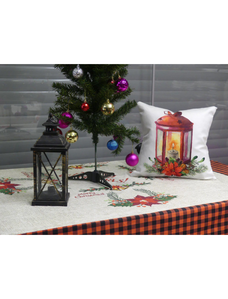 Новорічні наволочки 45х45см. Dijital принт. Туреччина.