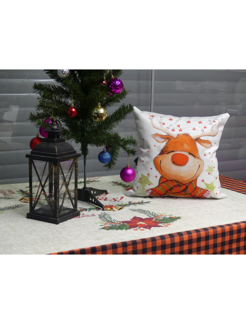 Новорічні наволочки 45х45см. Dijital принт. Туреччина.