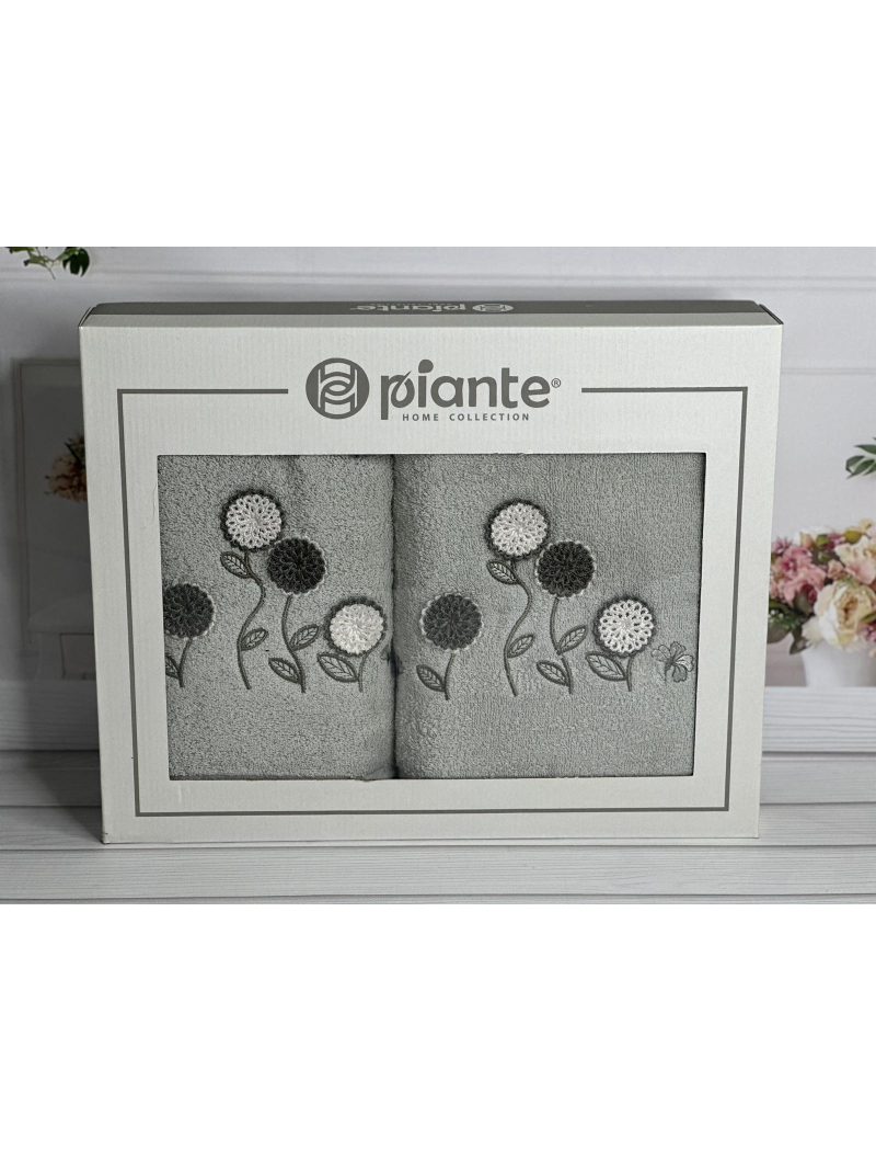 Piante ramaska mint 3D 2в1 бавовняні рушники.Туреччина.