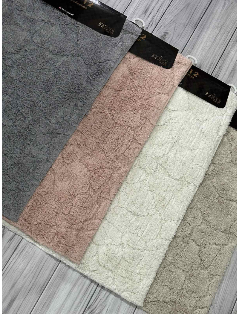 Tas gri. Килимки в ванну кімнату 2в1. Omo home Туреччина