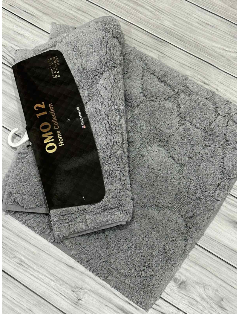 Tas gri. Килимки в ванну кімнату 2в1. Omo home Туреччина