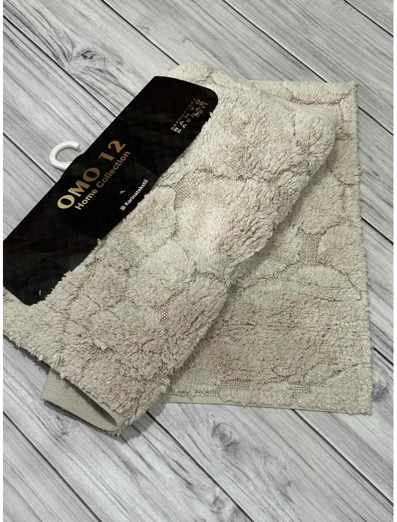 Tas bej. Килимки в ванну кімнату 2в1. Omo home Туреччина
