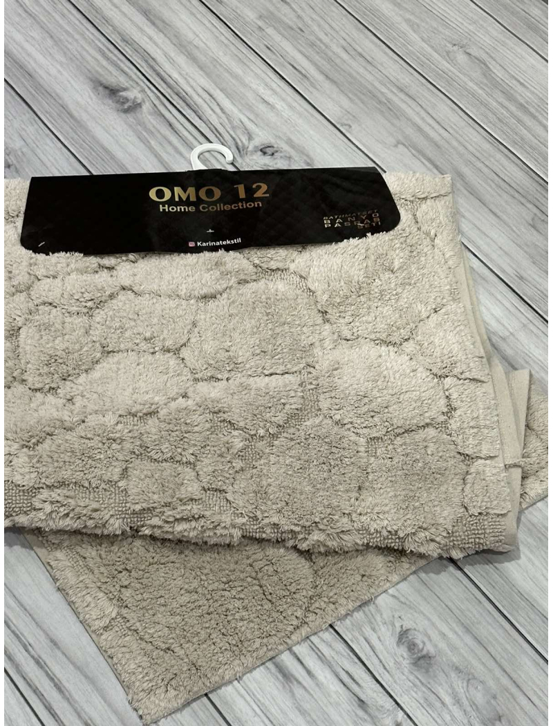 Tas bej. Килимки в ванну кімнату 2в1. Omo home Туреччина