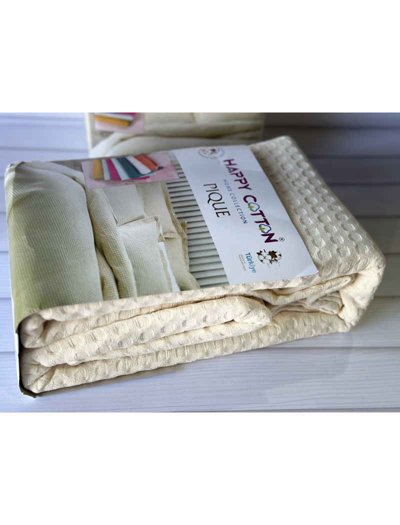 Вафельное пике 200х240см. Хлопок. By Ido Турция. 9251-2