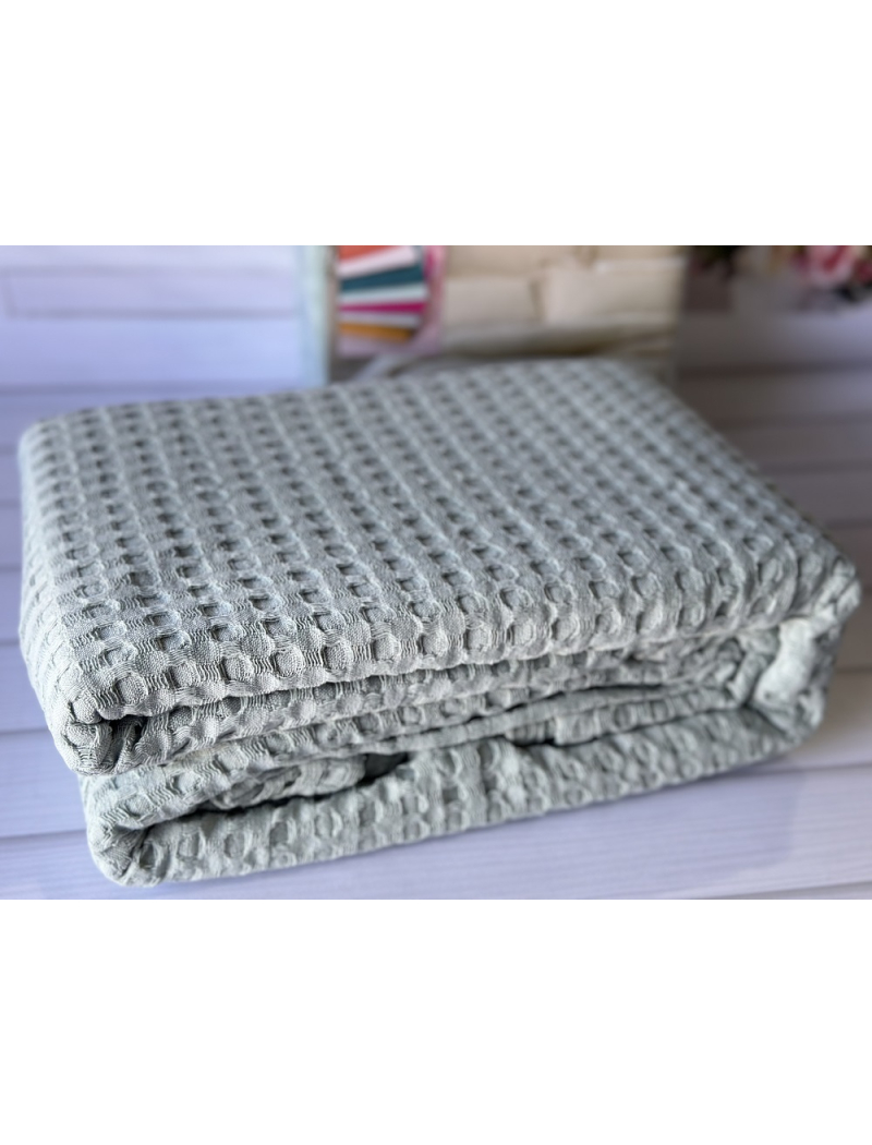 Вафельное пике 200х240см. Хлопок. By Ido Турция. 9251-4