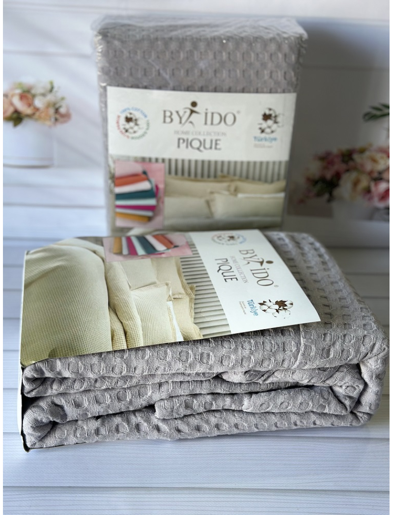 Вафельне піке 200х240см. Бавовна. By Ido Туреччина. 9251-8