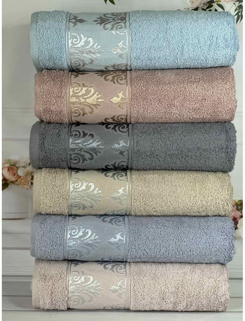 Payitaht Durul махрові рушники 70х140см., 6 шт/уп. Туреччина