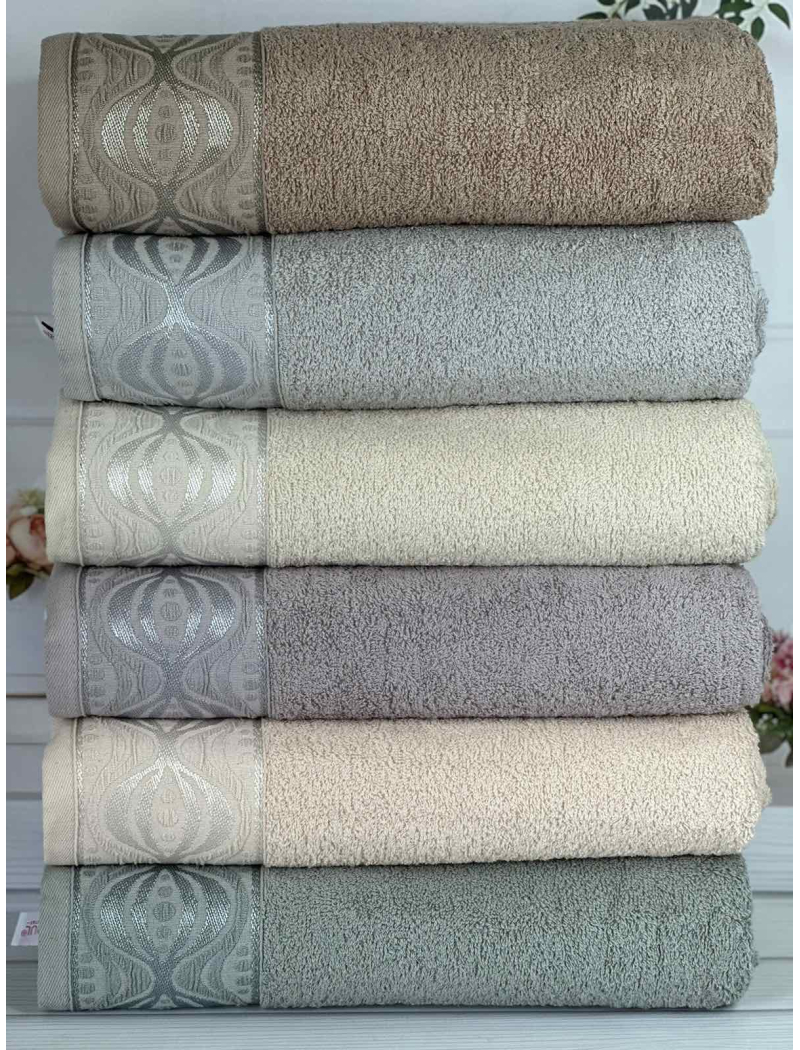 Spiral Durul махрові рушники 70х140см., 6 шт/уп. Туреччина