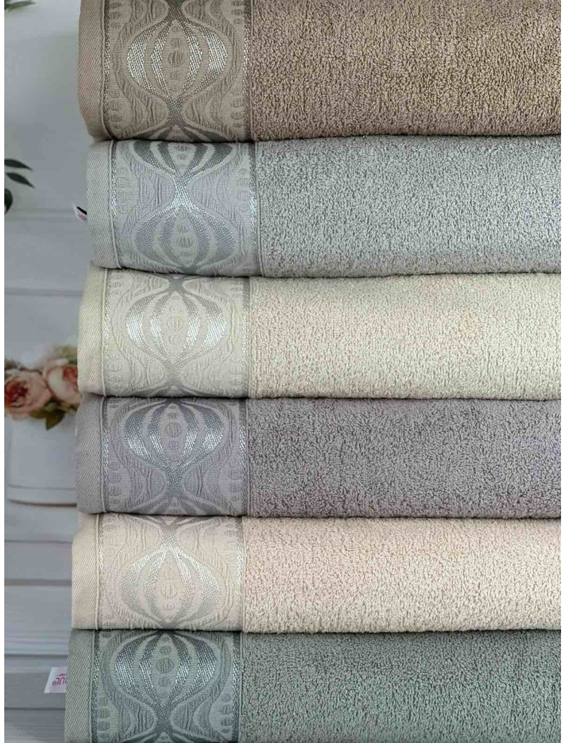 Spiral Durul махрові рушники 70х140см., 6 шт/уп. Туреччина
