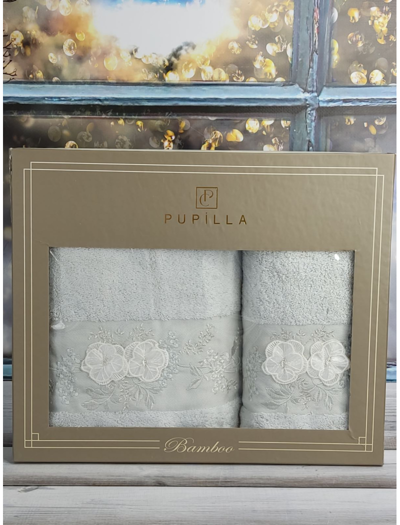 Pupilla 2в1 Cristina mint пеньє рушники.Туреччина.