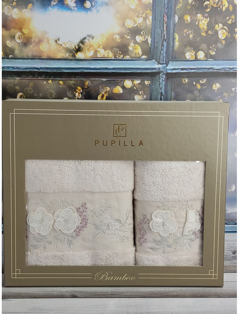 Pupilla 2в1 Cristina pudra пеньє рушники.Туреччина.