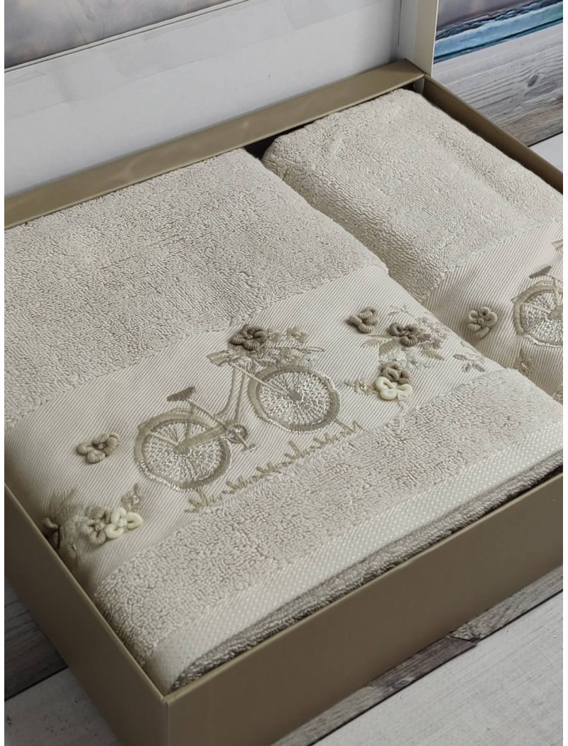 Pupilla 2в1 Elanur bike bej пеньє рушники.Туреччина.