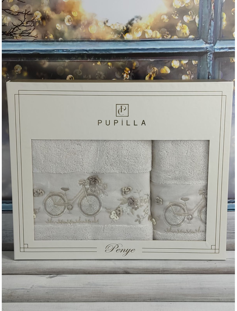 Pupilla 2в1 Elanur bike bej пеньє рушники.Туреччина.
