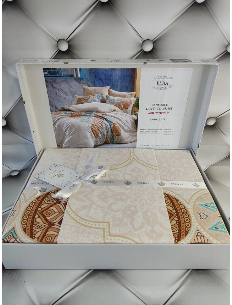 Elba постельное белье, трикотаж/ранфорс. Евро размер. Belizza Турция.