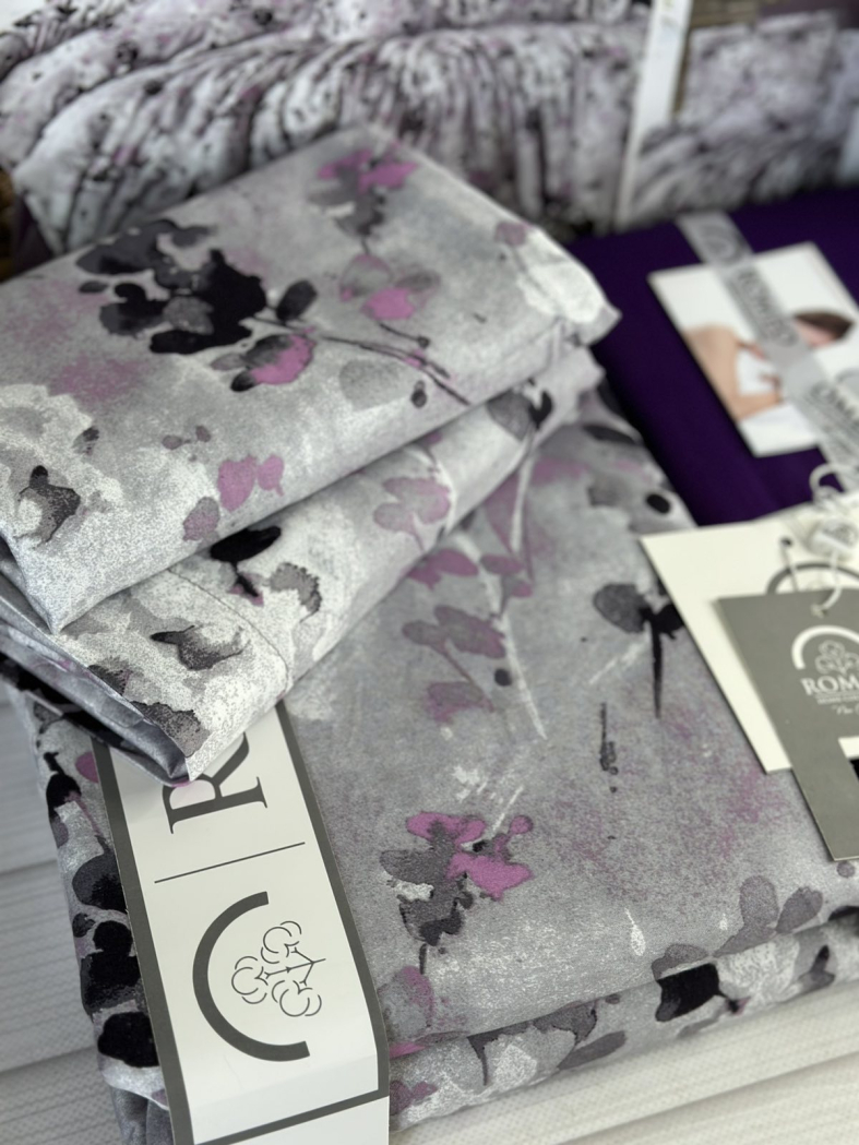 Eloise сатинова постільна білизна. Євро розмір. Romeo home Туреччина.