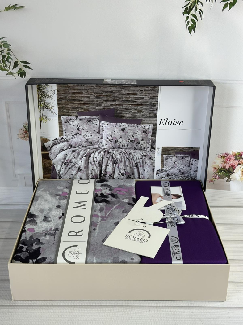 Eloise сатинова постільна білизна. Євро розмір. Romeo home Туреччина.