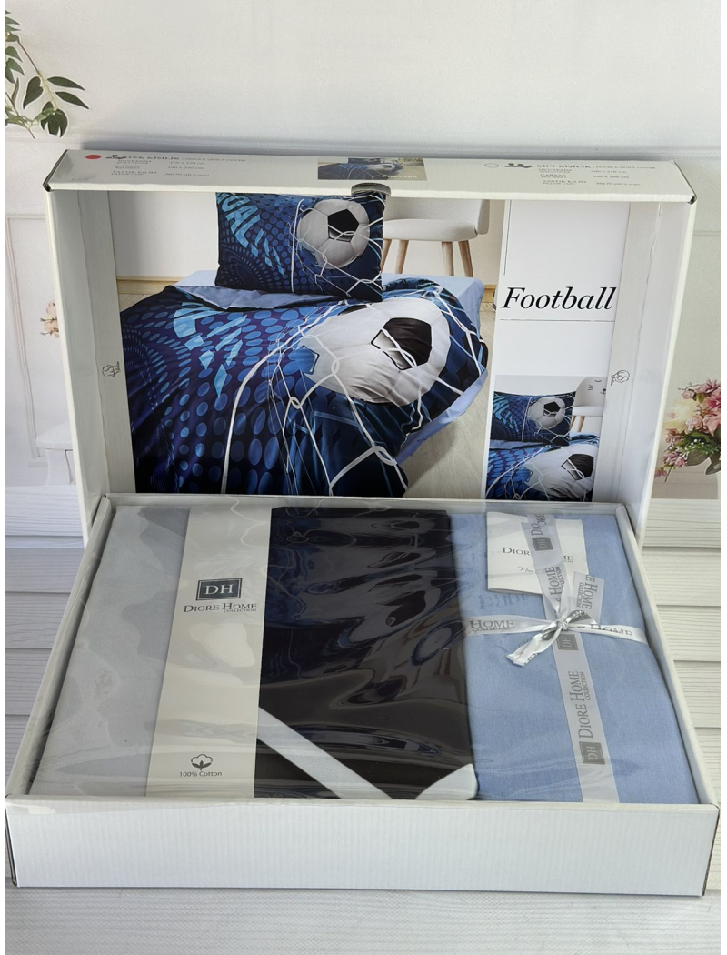 Football дитча полуторна постільна білизна. Ранфорс. Romeo home Туреччина.