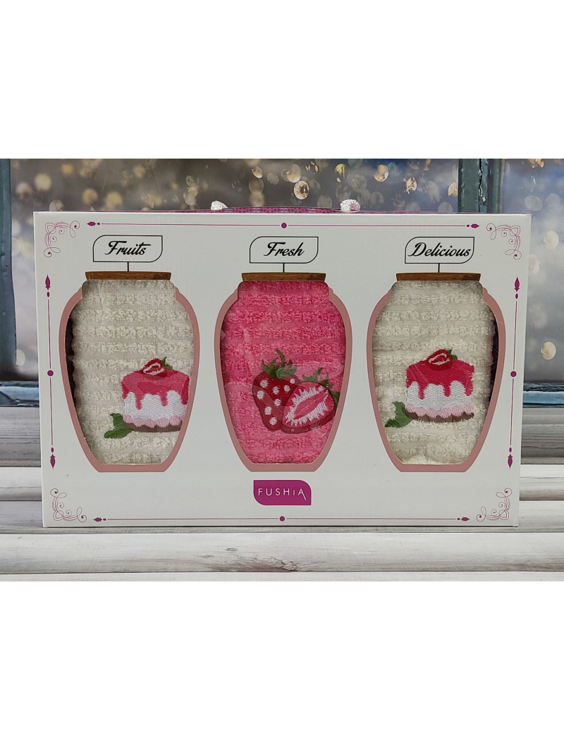 Fushia Cilek 3в1 40х60см., набір рушників (махра).