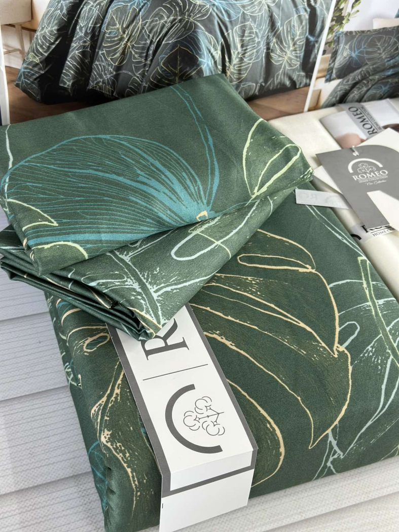 Grace сатинова постільна білизна. Євро розмір. Romeo home Туреччина.