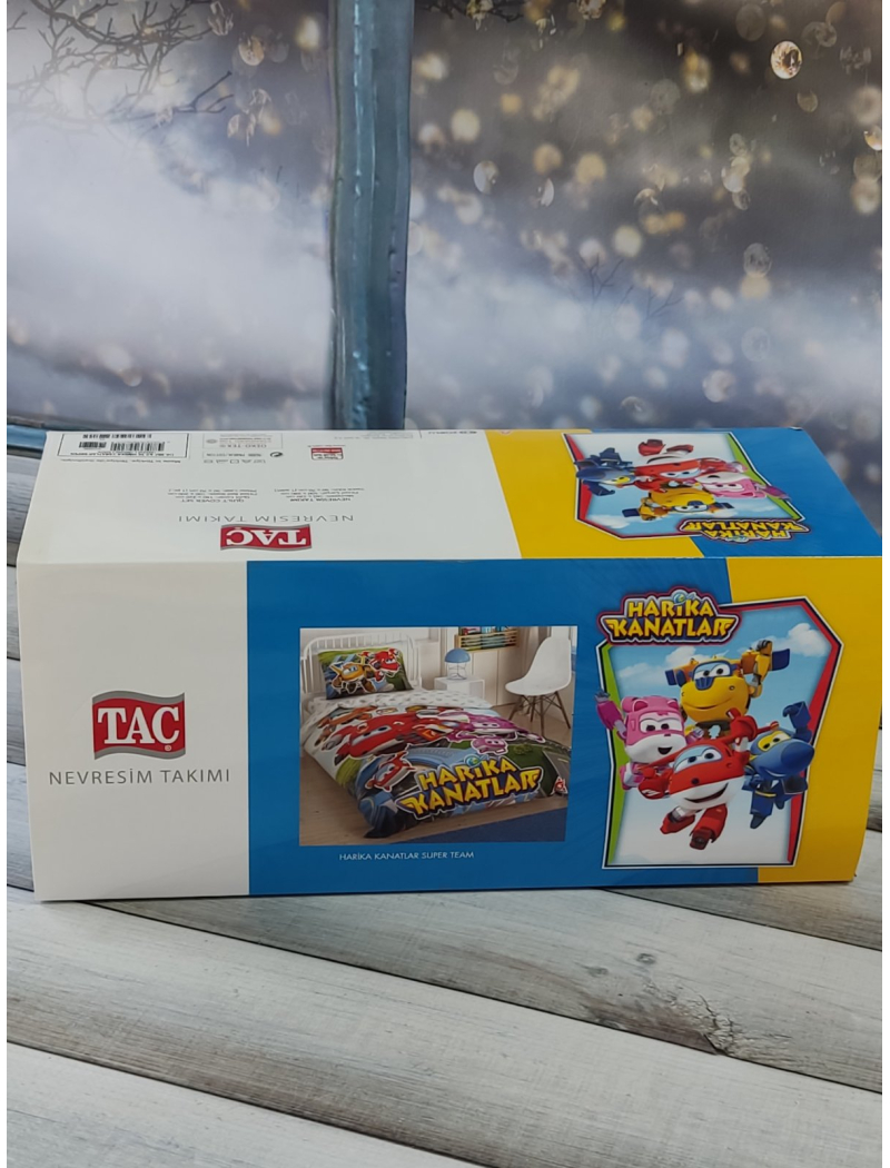 Harika kanatlar полуторна дитяча постіль. Ранфорс. TAC Туреччина.
