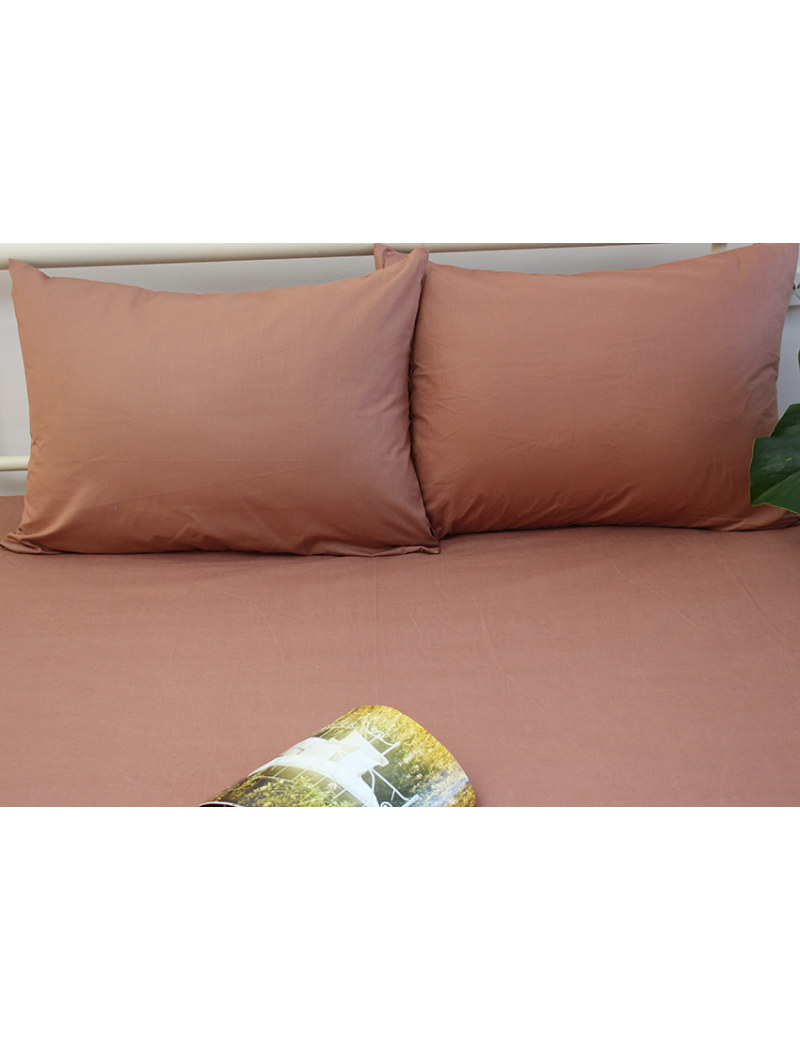 Простирадло на резинці + наволочки 160х200х20 Mahogany Rose