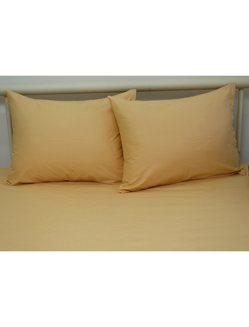 Простынь на резинке + наволочки 160х200х20 Apricot Cream