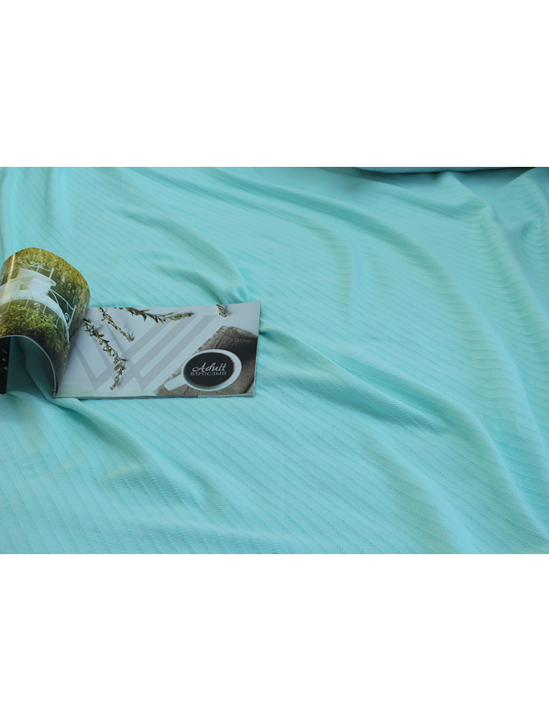 Простынь-покрывало пике 160х235 см. Полоса ментол