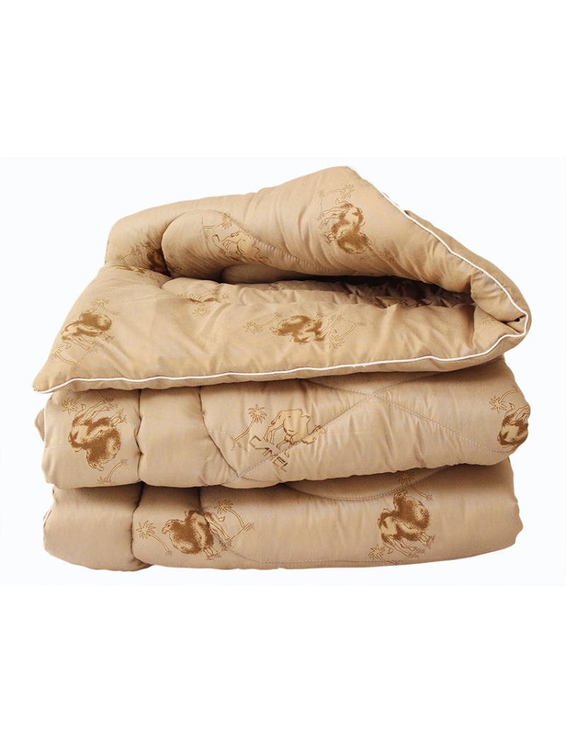 Одеяло лебяжий пух Camel евро + 2 подушки 50х70