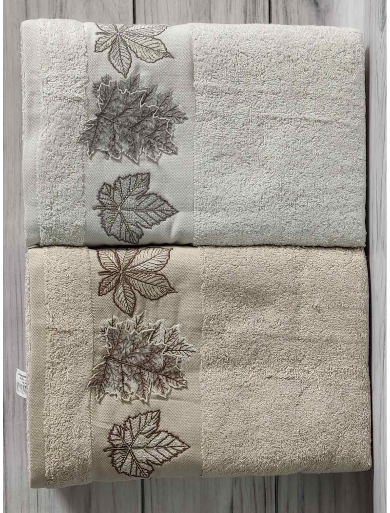 Janet yaprak бамбукові рушники 70х140см., 6шт/уп. Pupilla Туреччина