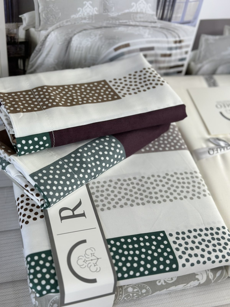 Kaylee сатинова постільна білизна. Євро розмір. Romeo home Туреччина.