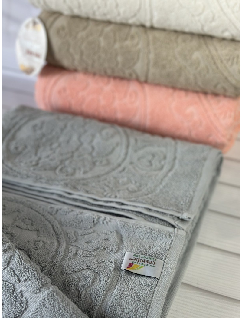 Lux cotton Baki махрові рушники 70х140см., 6 шт/уп. CestepeТуреччина.