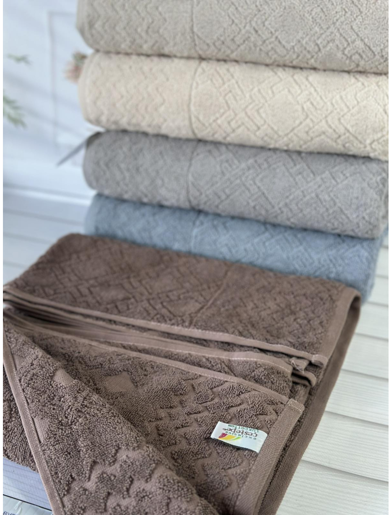 Lux cotton Grand махрові рушники 70х140см., 6 шт/уп. CestepeТуреччина.