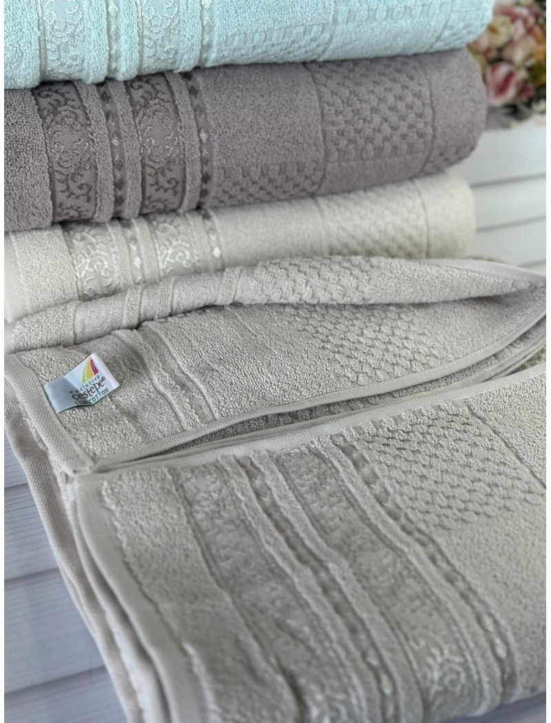 Lux cotton Senfoni махрові рушники 50х90см., 6 шт/уп. CestepeТуреччина.