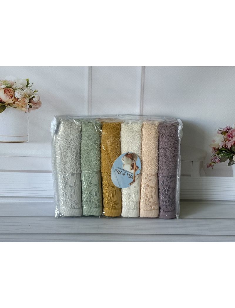 Mame ramaska 6в1 Махрові рушники 30х50см. Бавовна. Туреччина.