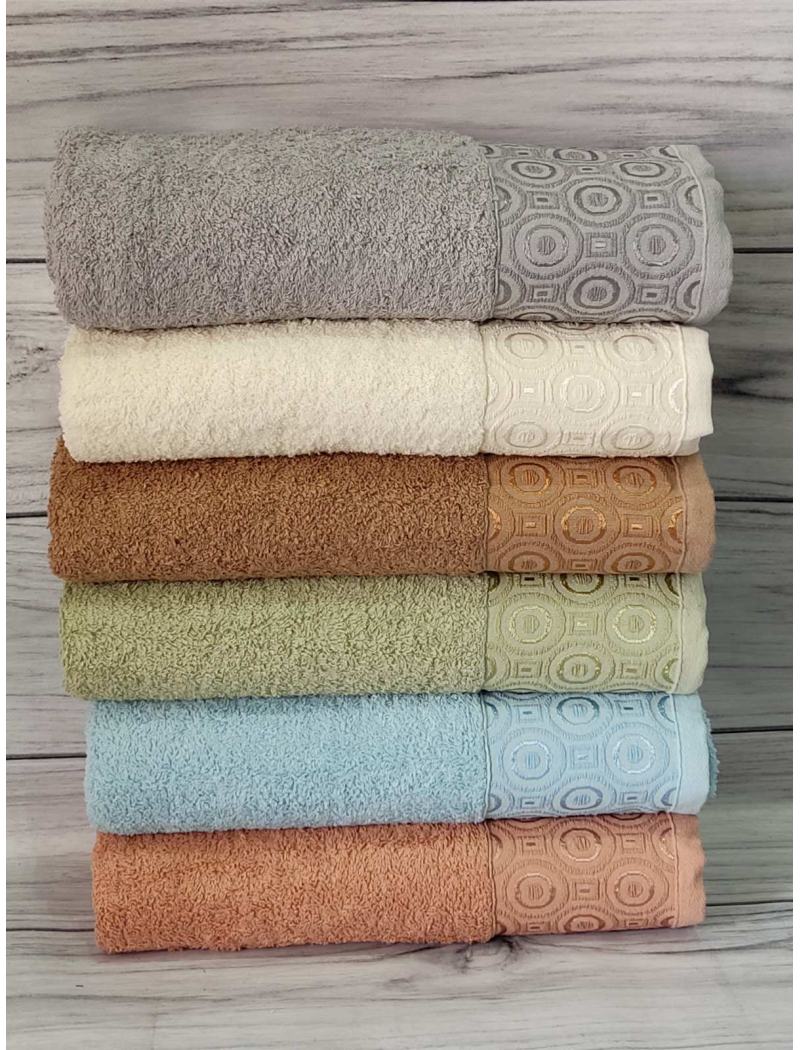 Mame 508 50х90см., 6 шт/уп. махрові рушники. Бавовна. Туреччина