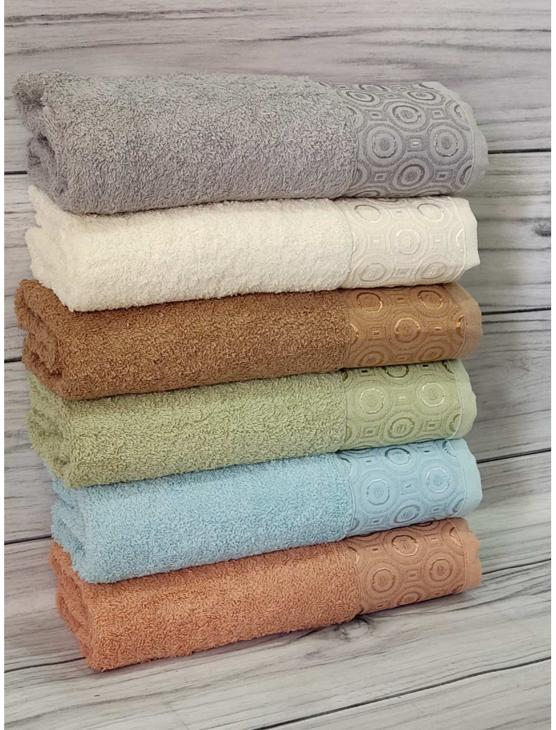 Mame 508 50х90см., 6 шт/уп. махрові рушники. Бавовна. Туреччина