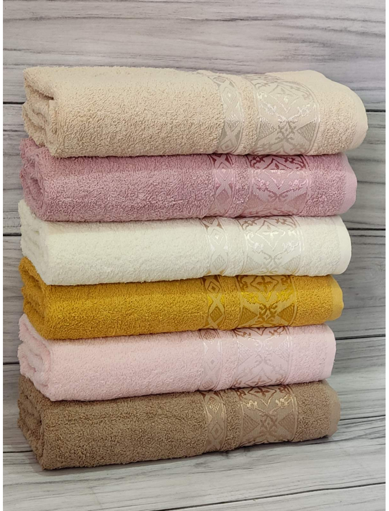 Mame 509 50х90см., 6 шт/уп. махрові рушники. Бавовна. Туреччина