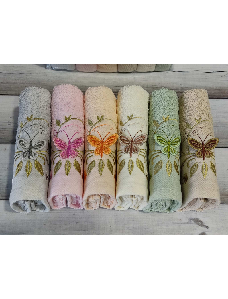 Mame Butterfly 30х50см., 6 шт/уп. кухонні махрові рушники.