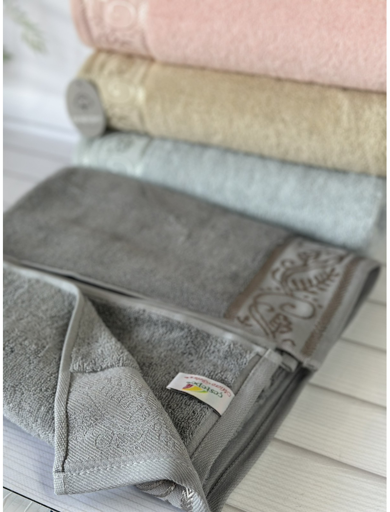 Micro delux Ahenk рушники 50х90см., 6 шт/уп. Мікрокоттон. CestepeТуреччина.