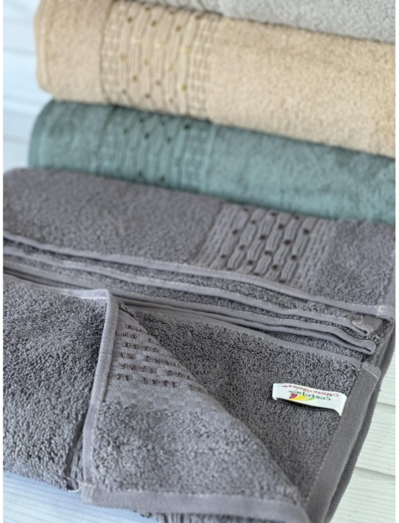 Micro delux Noval рушники 50х90см., 6 шт/уп. Мікрокоттон. CestepeТуреччина.