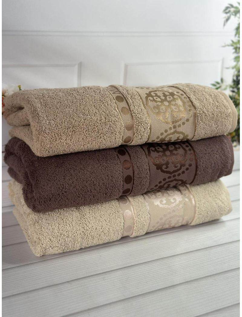 Micro delux Orient рушники 50х90см., 3 шт/уп. Мікрокоттон. CestepeТуреччина.